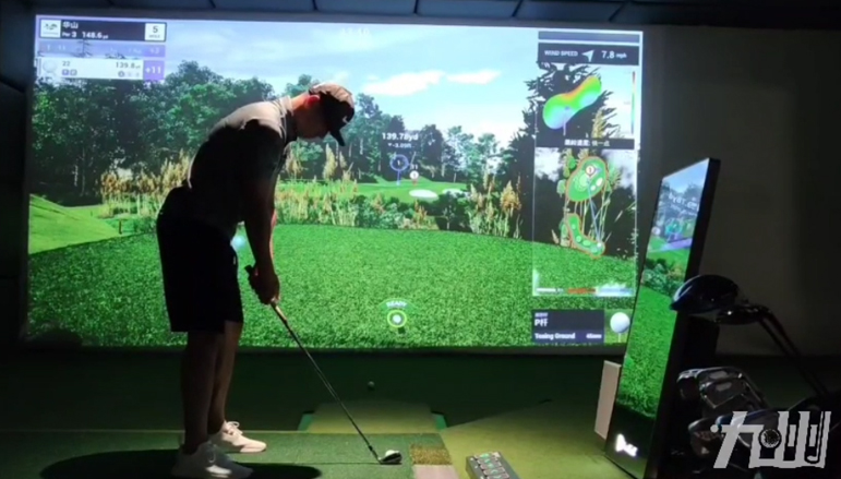 韩国K-Golf模拟系统深圳体验中心